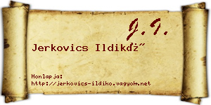 Jerkovics Ildikó névjegykártya